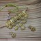 Traditional Rajasthani AD Aad Necklace Set – Gold Plated Bridal Choker with Dangling Stones AAD 002