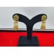 AD earrings with flower jhumar design in pital pech multi colour er-013
