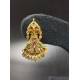 Ad Exquisite Traditional Gold Earrings with Colorful Stones Perfect for Bridal and Party Wear ER024