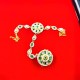 Hastfool  2ps Ring Braslet chakri design in green colour HF-008