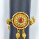 Hastfool 2ps Ring Braslet 3 Fingers Chakri Design in Red Colour HF-011