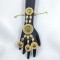 Exquisite Gold 2ps 1 Pair Hast phool Hand Harness with Pearls & Red Stones – Traditional Bridal & Festive Jewelry HF-014
