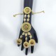 Exquisite Gold 2ps 1 Pair Hast phool Hand Harness with Pearls & Red Stones – Traditional Bridal & Festive Jewelry HF-014