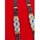 AD Mangalsutra 3 line big pandent kalash design in multi colour MS-001