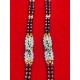 AD Mangalsutra Gerua shade 2 line big pandent  kalash design in multi colour MS-005