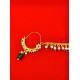 Nath nose ring 7 stones in red green colour NR-001