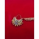 Nath nose ring double peacock in green mehroon meena colour NR-004