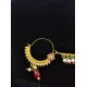 Nath nose ring 7 stones in red colour NR-009