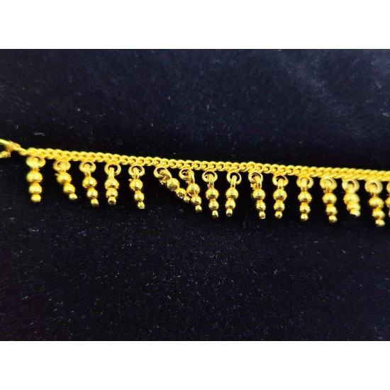 Nath AD nose ring with hidden peacock design in multi colour NR-013