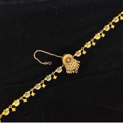 AD Rakhdi pink circles design in multi colour RK-002