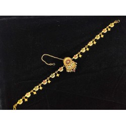 AD Rakhdi pink circles design in multi colour RK-002