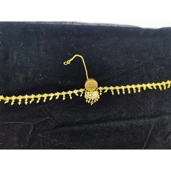 AD Rakhdi star design with matching jhela in multi colour RK-005