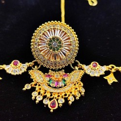 AD Rakhdi with  jhela circle design in  multi colour RK-006