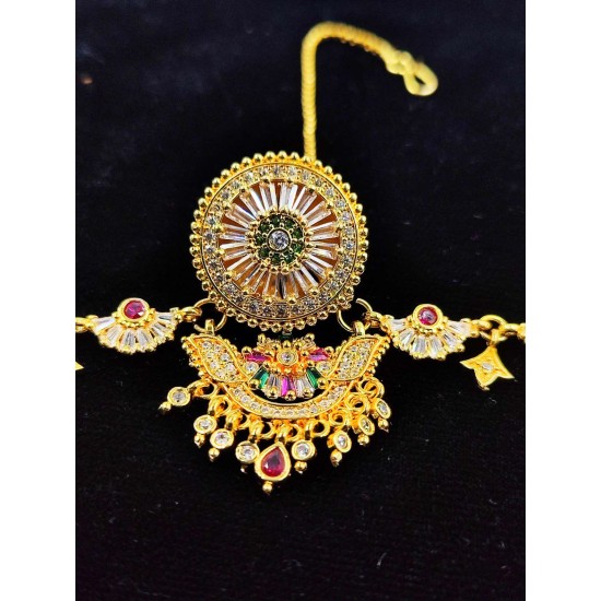 AD Rakhdi with  jhela circle design in  multi colour RK-006