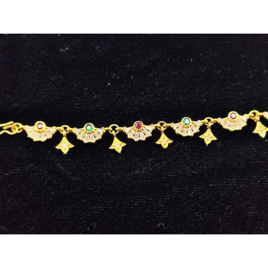 AD Rakhdi with  jhela circle design in  multi colour RK-006