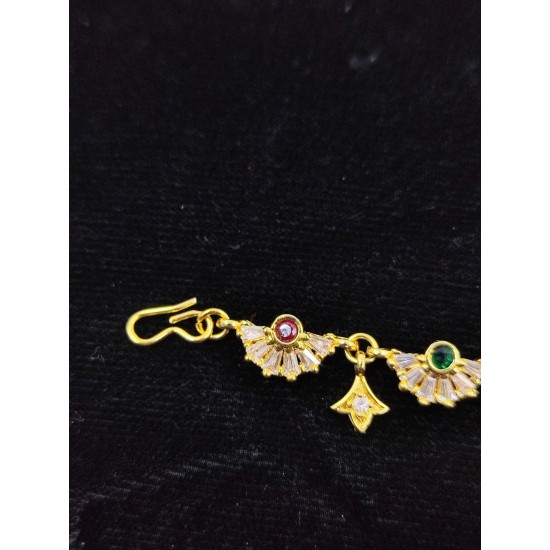 AD Rakhdi with  jhela circle design in  multi colour RK-006