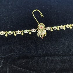 AD Rakhdi  flower design with flower shape jhela in multi colour RK-008