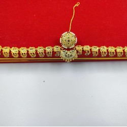 AD Rakhdi flower design with peacock jhela in  multi colour RK-007