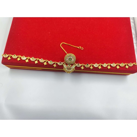 AD Rakhdi with  jhela circle design in  multi colour RK-006