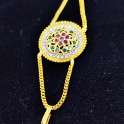 Shish fool flower design in pink green colour SF-001