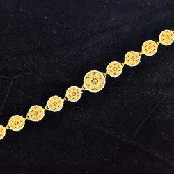 Shish fool Matha Patti moti 11 pandent sunflower design in multi colour SF-009