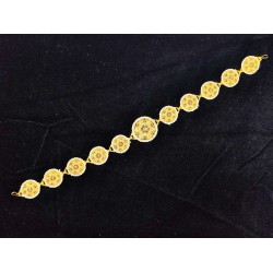 Shish fool Matha Patti moti 11 pandent sunflower design in multi colour SF-009