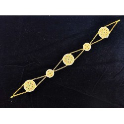 Shish fool Matha Patti moti  covered flower design in multi colour SF-012