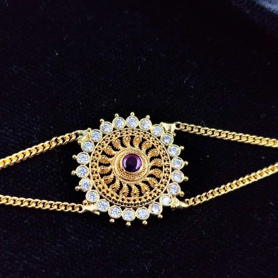 AD Shishfool Mathapatti Flower Motif design in multi colour SF-016