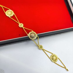 AD Shishfool Mathapatti Circle Motif design in multi colour SF-017