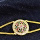AD Shishfool Mathapatti Circle Motif design in multi colour SF-017