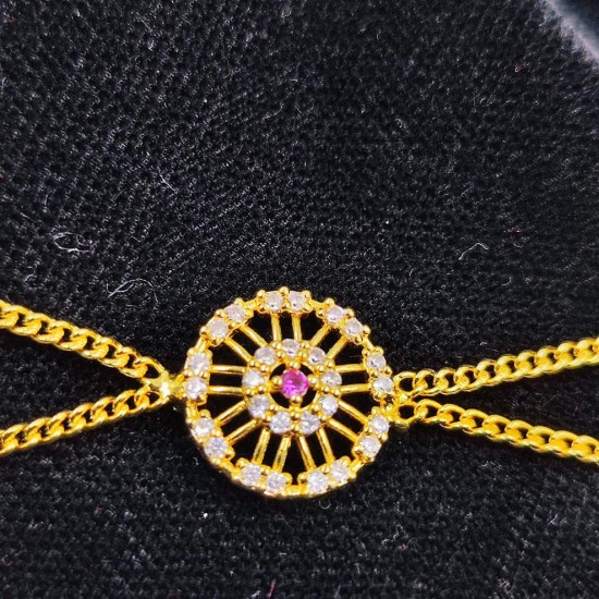 AD Shishfool Mathapatti Flower  Motif design in multi colour SF-018