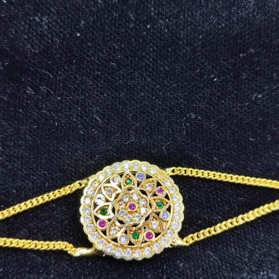 AD Shishfool Mathapatti Chakri Motif design in multi colour SF-019