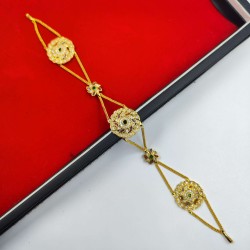 AD Shishfool Mathapatti Circuler Motif design in multi colour SF-020